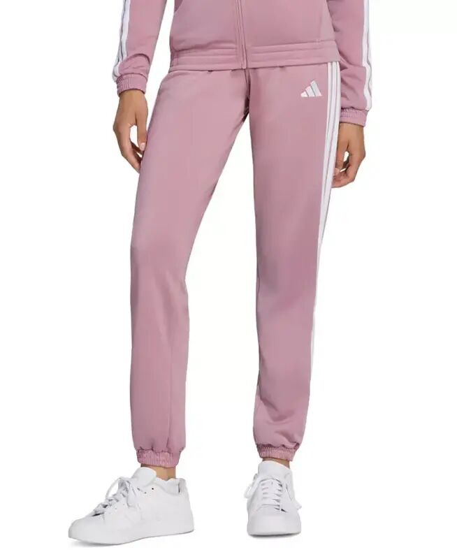 Women's Tricot 3-Stripes Track Pants - Magic Mauve/white - adidas