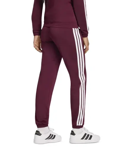 Women's Tricot 3-Stripes Track Pants - Maroon/white - adidas (1)