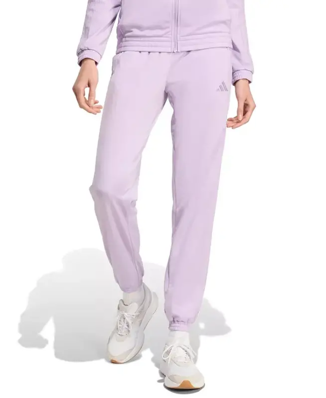 Women's Tricot 3-Stripes Track Pants - Powder Plum - ADIDAS
