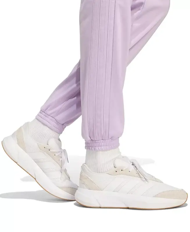 Women's Tricot 3-Stripes Track Pants - Powder Plum - 4