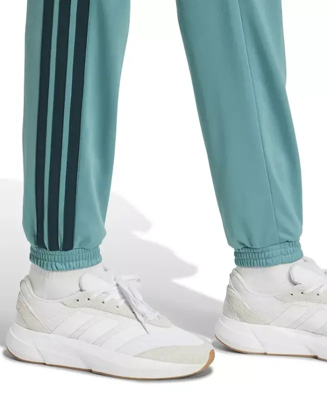 Women's Tricot 3-Stripes Track Pants - Powder Teal/aurora Ivy - 4