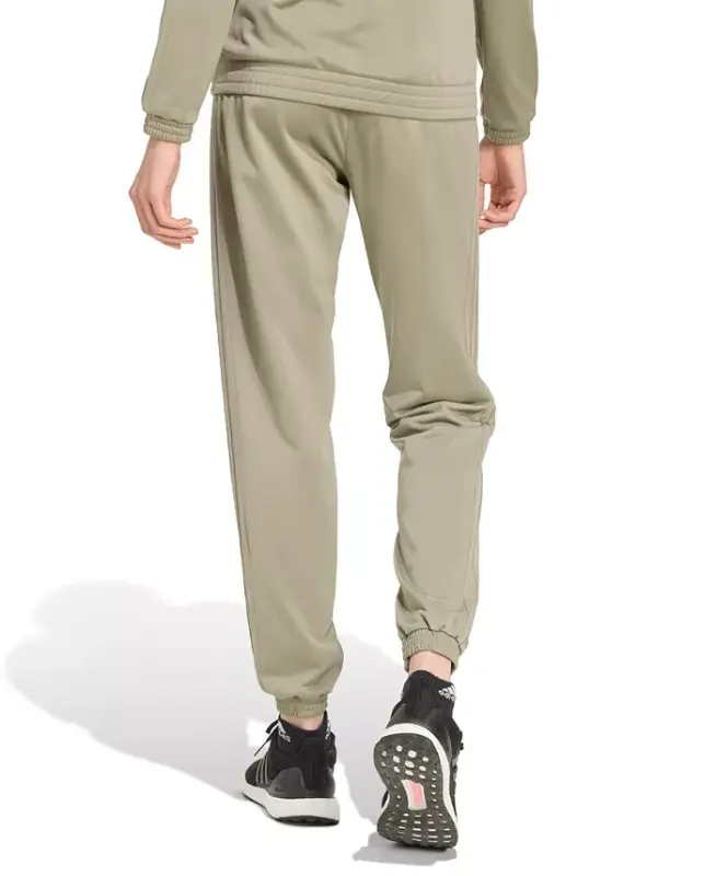 Women's Tricot 3-Stripes Track Pants - Silver Pebble - 4