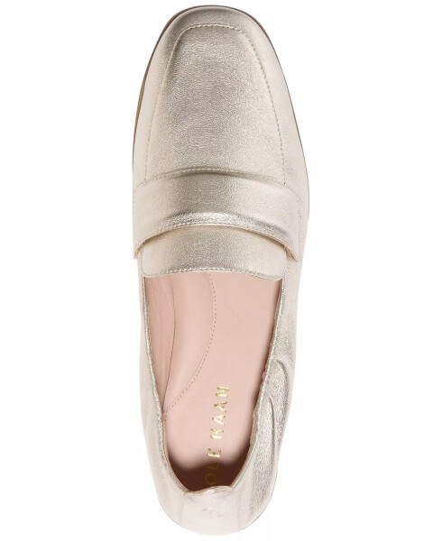 Women's Trinnie Soft Loafer Flats Soft Gold Leather - 4