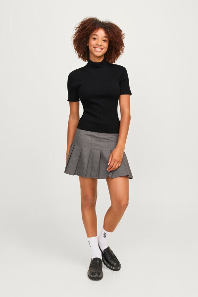 Women's Turtleneck Short Sleeve Sweater - Jade - JACK & JONES (1)