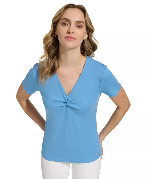 Women's Twist Front V-Neck T-Shirt Bayou - 1