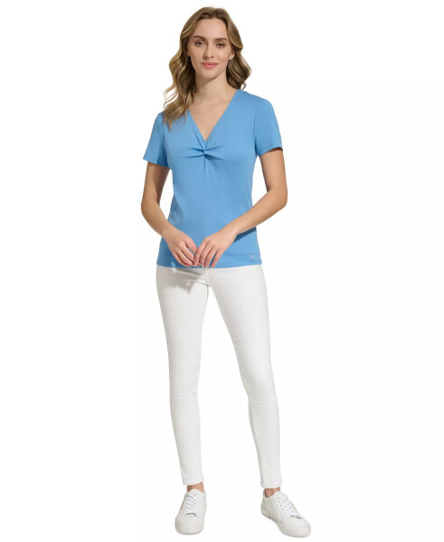 Women's Twist Front V-Neck T-Shirt Bayou - 4