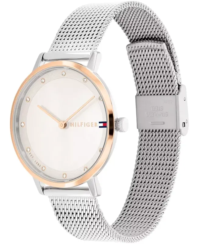 Women's Two Hand Silver-Tone Stainless Steel Watch 34mm - 2