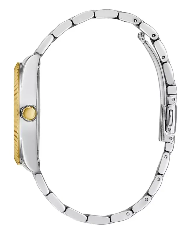 Women's Two Tone Stainless Steel Day and Date Bracelet Watch 36mm-Two Tone - 2
