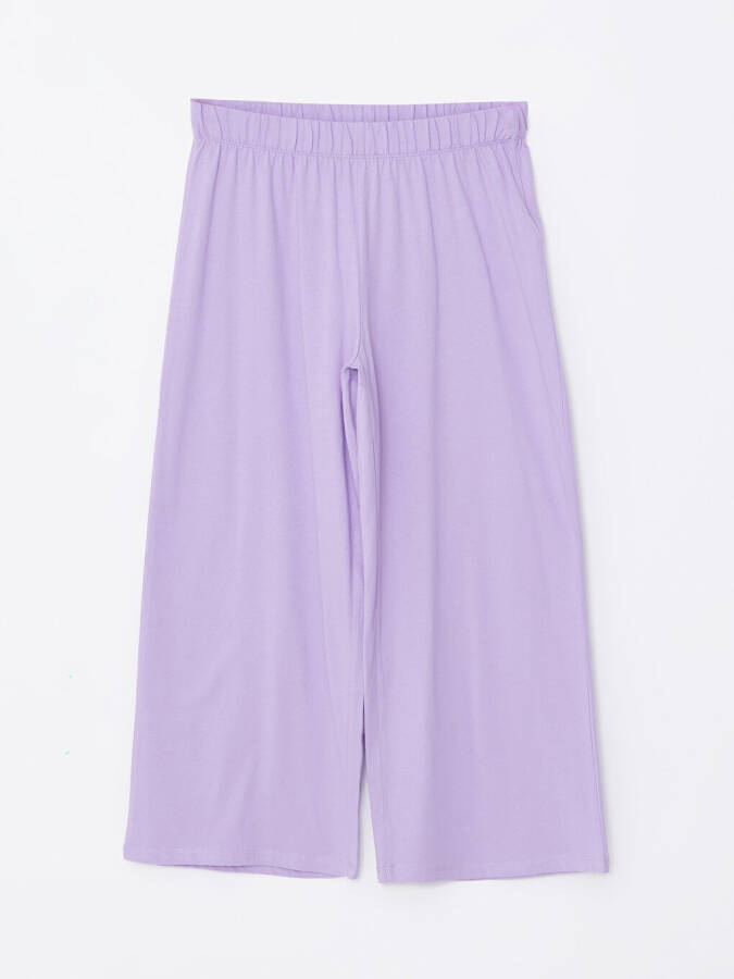 Women's U Neck Plain Capri Pajama Set - 17