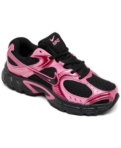 Women's V5 RNR Casual Sneakers from Finish Line - Black, Black, Peony - 1