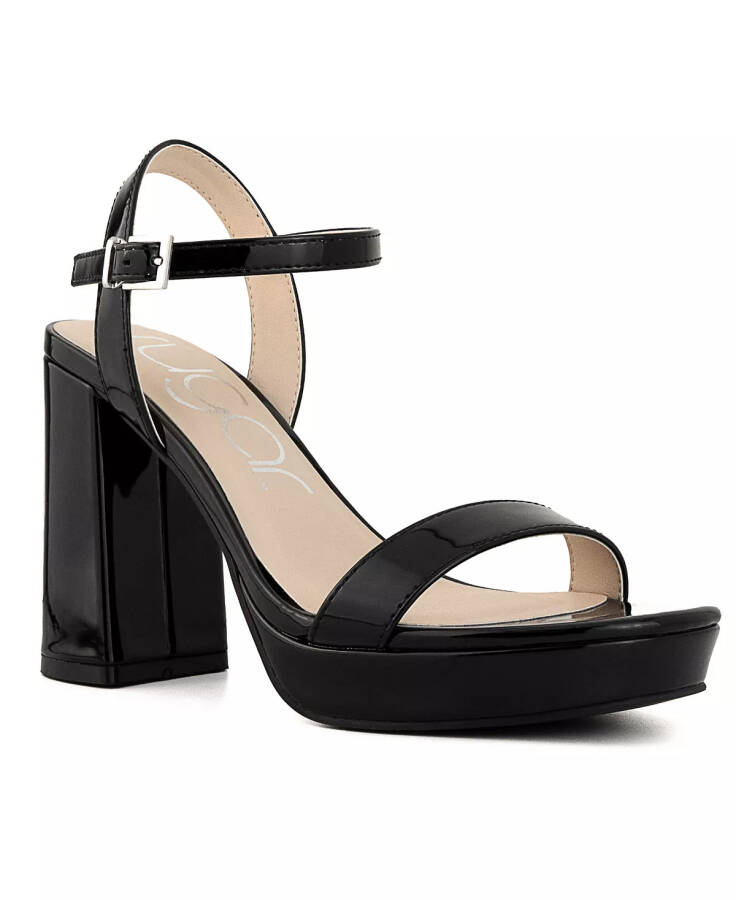 Women's Vallentina Dress Sandals Black Patent - 1