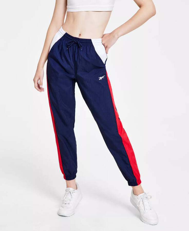 Women's Vector Woven Track Pants Vector Navy - 1