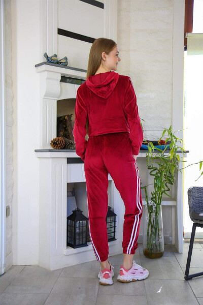 Women's Velvet Hoodie Sweatsuit 9058 - 4