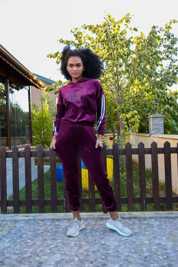 Women's Velvet Tracksuit 9078 - 1