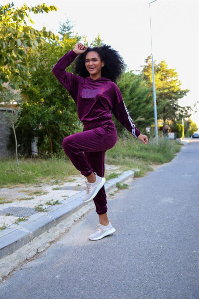 Women's Velvet Tracksuit 9078 - 3