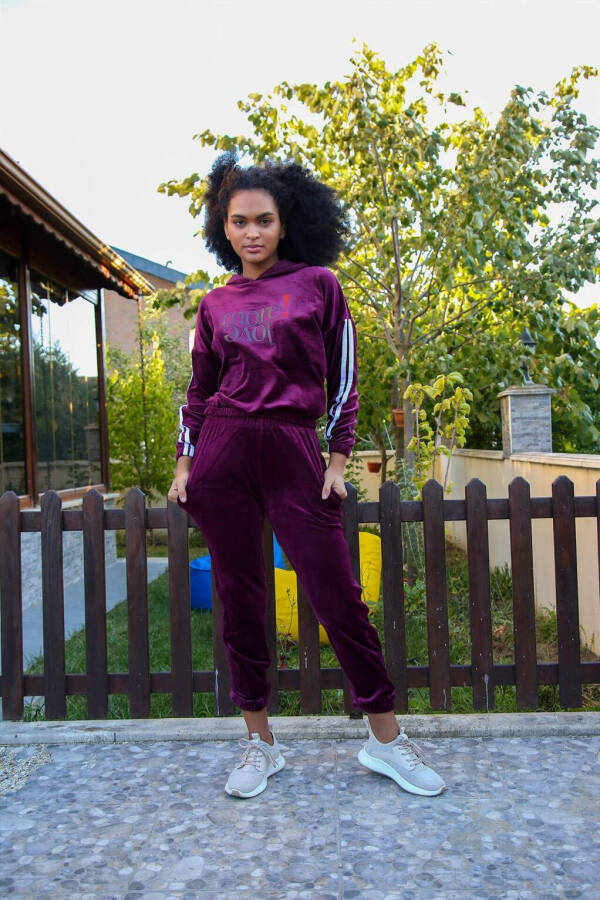 Women's Velvet Tracksuit 9078 - 5