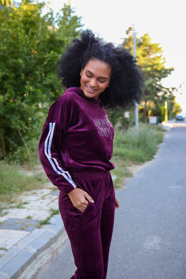 Women's Velvet Tracksuit 9078 - 6