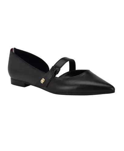 Women's Venny d'Orsay Mary Jane Flats-Black - 1