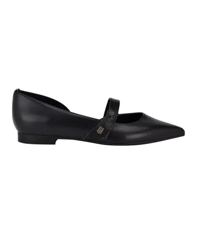 Women's Venny d'Orsay Mary Jane Flats-Black - TOMMY HILFIGER (1)