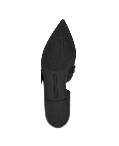 Women's Venny d'Orsay Mary Jane Flats-Black - 5
