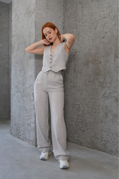 Women's Vest and Trousers 2 Piece Set - 9