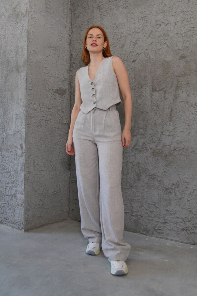 Women's Vest and Trousers 2 Piece Set - 11
