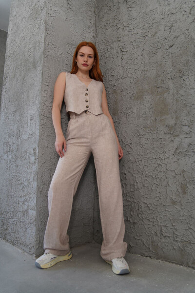 Women's Vest and Trousers 2 Piece Set - 3