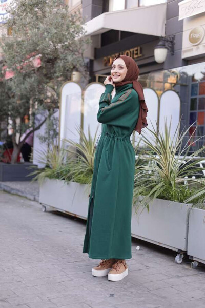 Women's Vintage Cape - Green - 4