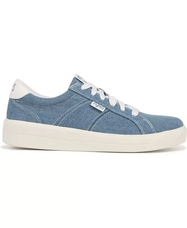 Women's Viv Classic Oxfords - Blue Denim Canvas - 2