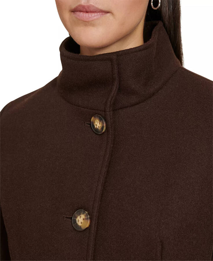 Womens Walker Coat Chocolate Melange - 3