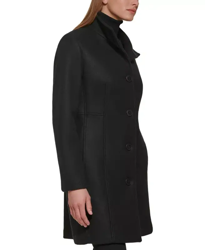 Women's Walker Coat, Created for Modazone - Black - 4