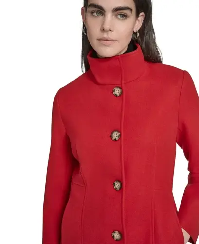 Women's Walker Coat, Created for Modazone - Cherry - 5