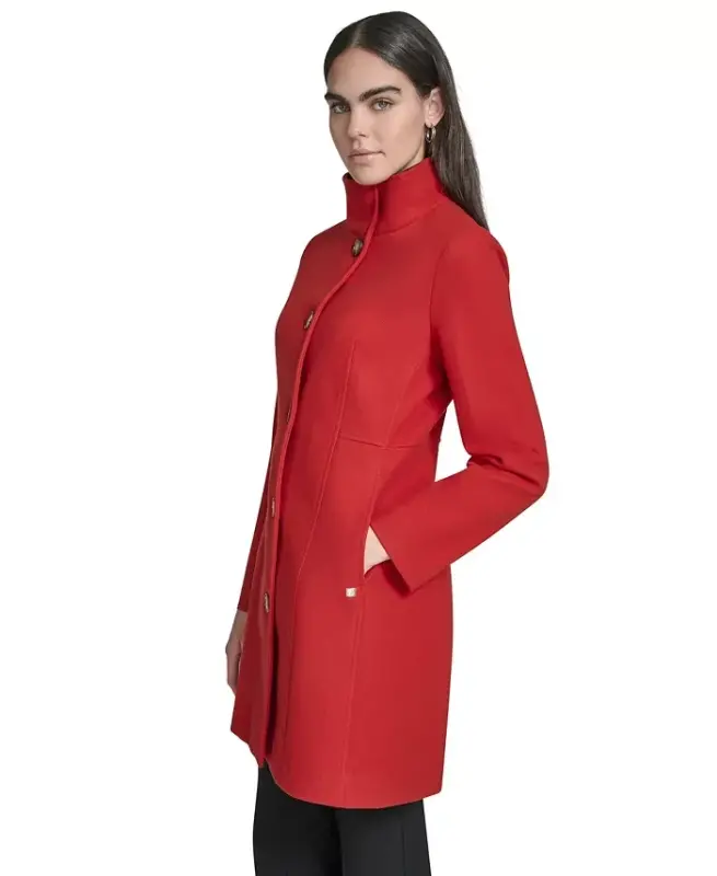 Women's Walker Coat, Created for Modazone - Cherry - 3