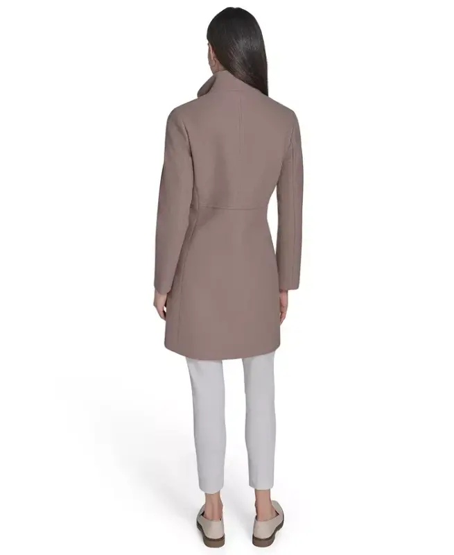 Women's Walker Coat, Created for Modazone - Mushroom Melange - 5