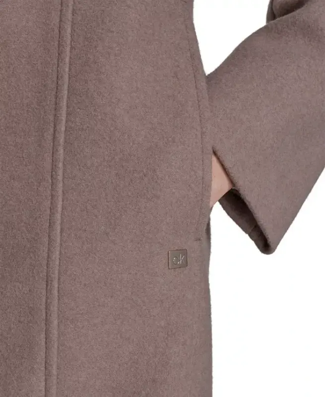 Women's Walker Coat, Created for Modazone - Mushroom Melange - 7