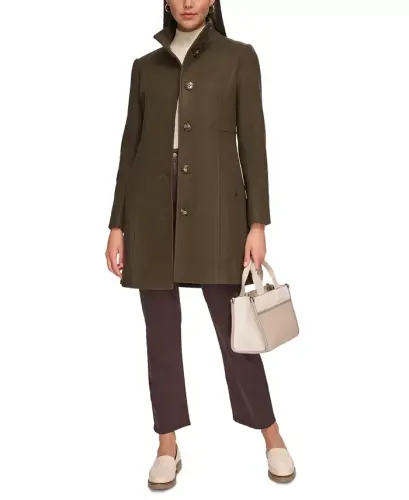 Women's Walker Coat, Created for Modazone - Olive 