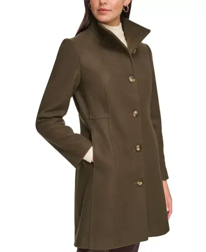 Women's Walker Coat, Created for Modazone - Olive - CALVIN KLEIN (1)