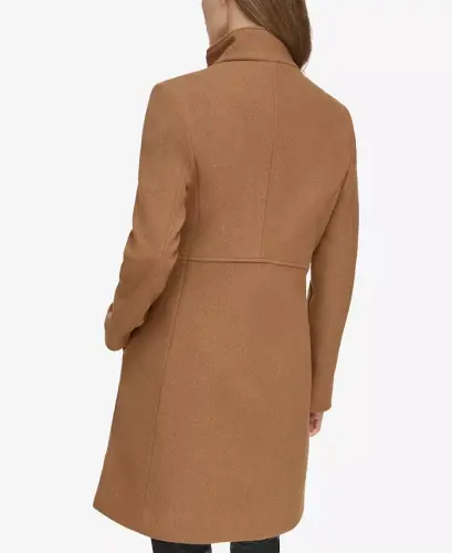 Women's Walker Coat, Created for Modazone - Tobacco Melange - 5