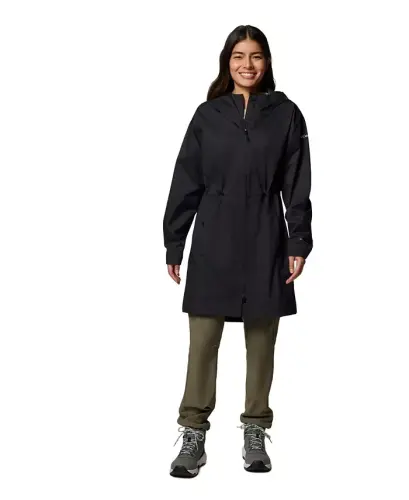 Women's Weekend Adventure II Long Shell Jacket-Black - COLUMBIA (1)