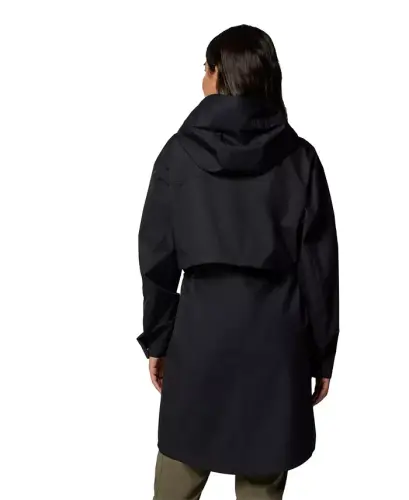 Women's Weekend Adventure II Long Shell Jacket-Black - 5