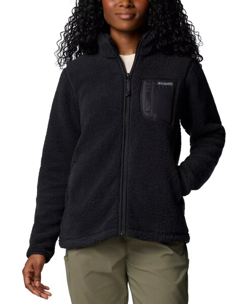 Women's West Bend Stand-Collar Fleece Jacket Black - 1