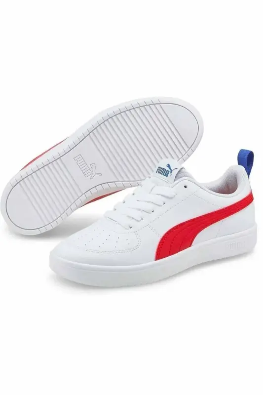 Women's White Casual Sneakers-White - 4