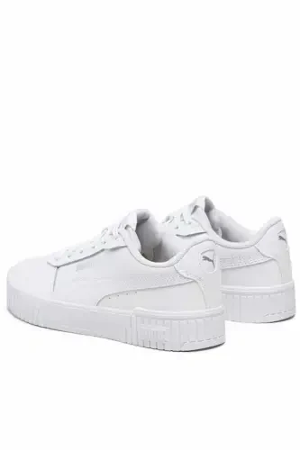 Women's White Casual Sports Carina 2.0 Women's Sneaker Shoes 386185-02 WHITE-WhiteXW3 - 3