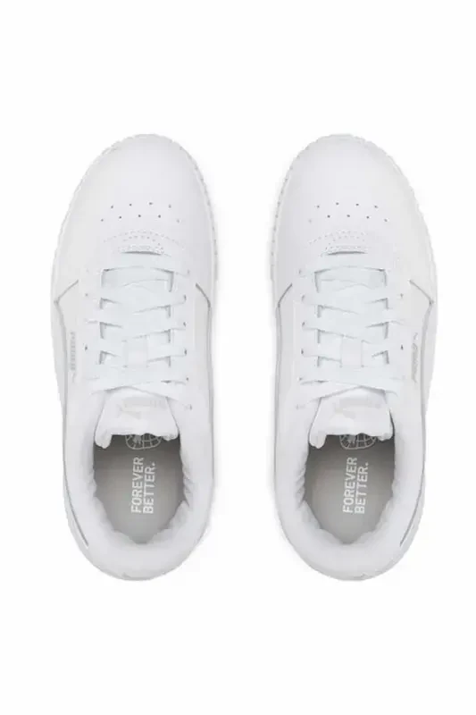 Women's White Casual Sports Carina 2.0 Women's Sneaker Shoes 386185-02 WHITE-WhiteXW3 - 4