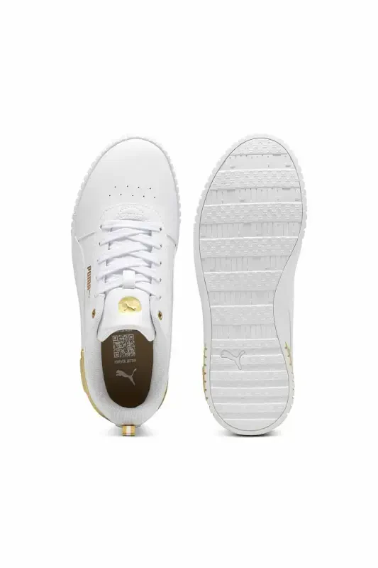 Women's White Gold Fashion Sneakers Casual Sports Shoes-Whitegold7 - 5