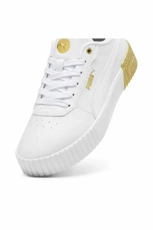 Women's White Gold Fashion Sneakers Casual Sports Shoes-Whitegold7 - 7