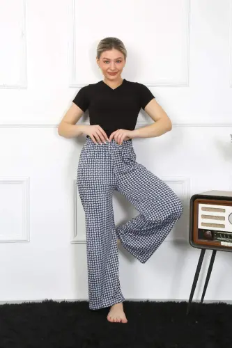 Women's Wide Leg Cotton Knitwear Set 5504 - 3