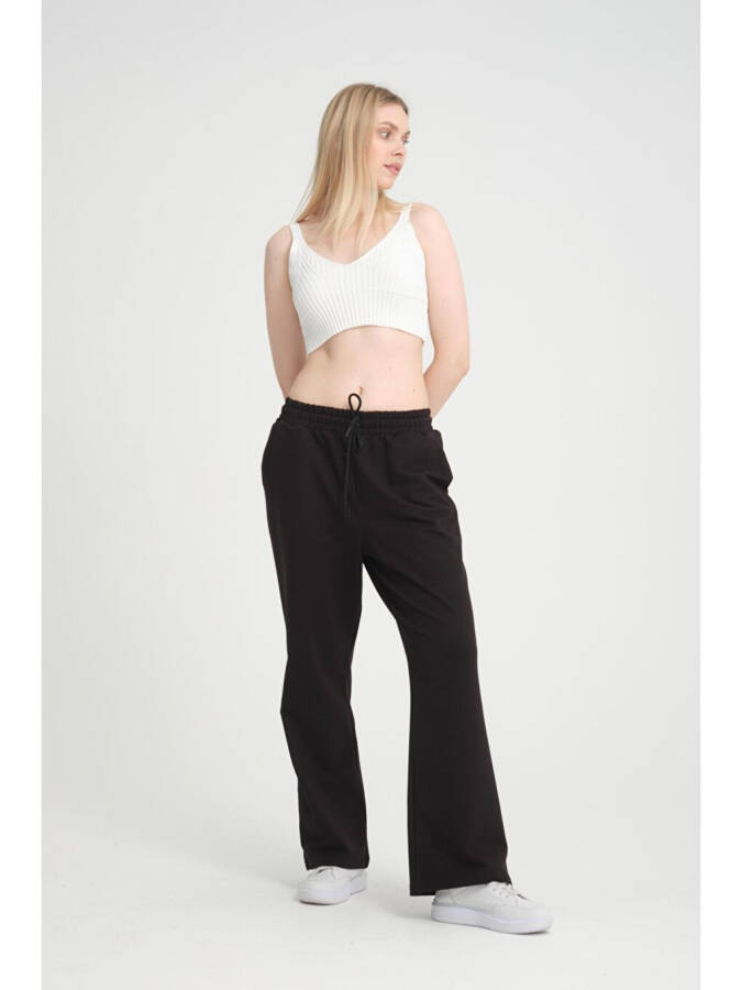 Women's Wide Leg Sweatpants SPR24EA88 - 9