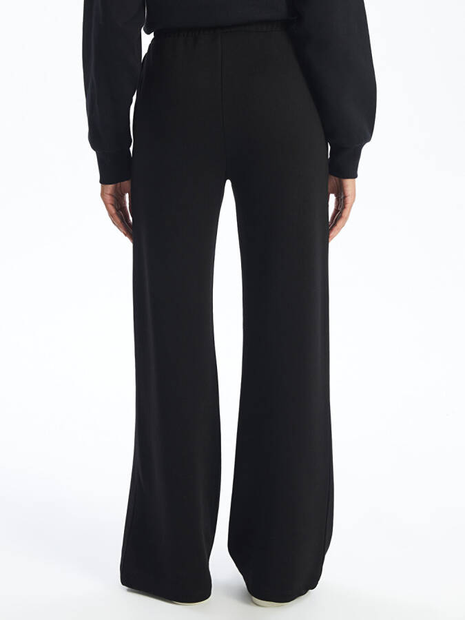 Women's Wide Leg Tracksuit Bottoms with Elastic Waistband - 10