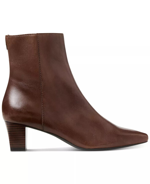 Women's Willa Square-Toe Dress Booties Dark Mahogany - 2